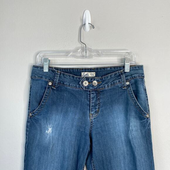 Vintage LEI Y2K Baggy Jeans Junior 13 2006 Bratz McBling Cyber Mall Loose - Picture 3 of 8